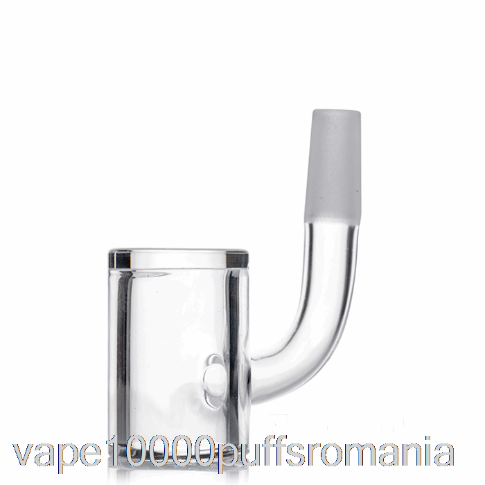 Vape Romania Mj Arsenal 10mm Premium Quartz Galeata Mare Banger Argintiu - Jumatate Sudura